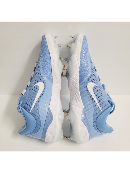 NEW Nike Alpha Huarache Elite 4 Low UNC Metal Baseball Cleats FN7222-403 Size 15